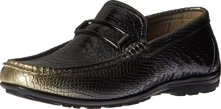 black and gold stacy adams