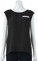 Thumbnail for your product : Apt. 9 crepe top - women's