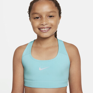 Nike Dri-FIT Swoosh Big Kids' (Girls') Reversible Sports Bra in Blue -  ShopStyle