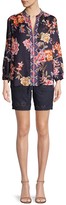 Thumbnail for your product : Johnny Was Paris Floral Embroidered Blouse