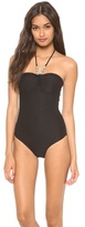 Thumbnail for your product : Shoshanna Tropezian Texture One Piece Swimsuit