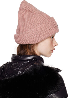 ピンク　MONCLER PALM ANGELS　ニットキャップ　モンクレール ピンク MONCLER PALM ANGELS ニットキャップ モンクレールの通販はau
