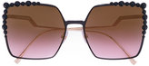 Fendi - Can Eye sunglasses - women - Métal (autre) - Taille Unique