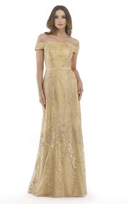 Morrell Maxie 15662 Gilded Diamond Lace Evening Dress