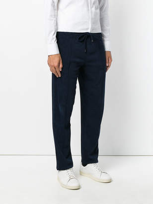 Giorgio Armani regular tie waist trousers