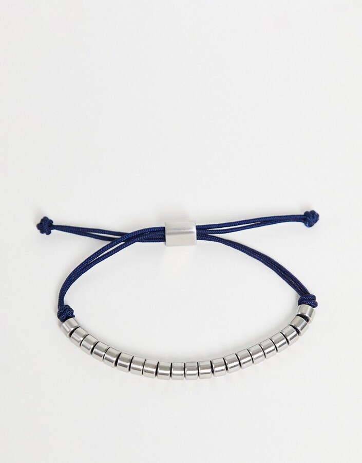 Tommy Hilfiger mens adjustable bead bracelet in blue 2790291 - ShopStyle  Jewelry
