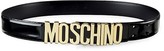 Thumbnail for your product : Moschino Patent Leather Logo Belt
