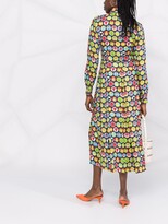 Thumbnail for your product : alessandro enriquez Graphic-Print Midi Shirt Dress