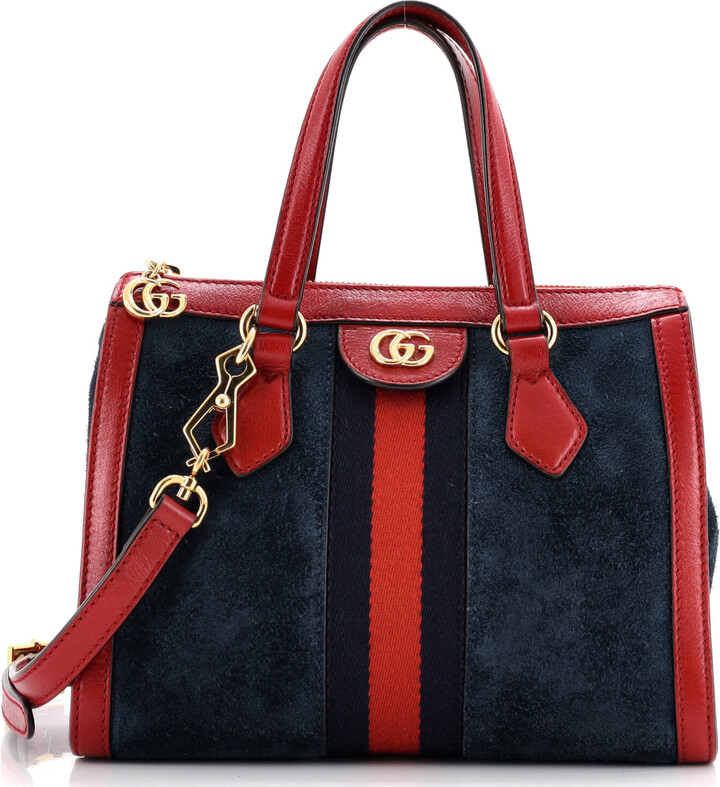 Gucci Ophidia Top Handle Tote Suede Small