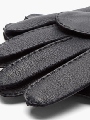 Dents Gloucester Leather Gloves - Navy