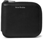 Thumbnail for your product : Acne Studios Logo-Print Leather Zip-Around Wallet
