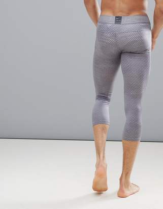 Nike Training pro Hypercool 3/4 tights in grey camo 887223-027