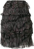 Iro - Canwood printed tiered skirt 