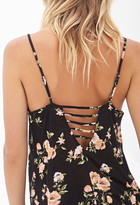 Thumbnail for your product : Forever 21 Cutout Floral Print Cami