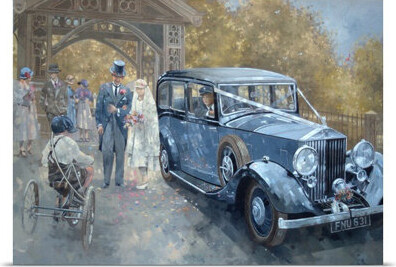 Astoria Grand Biggleswade 1930's Country Wedding' by Peter Miller Painting Print