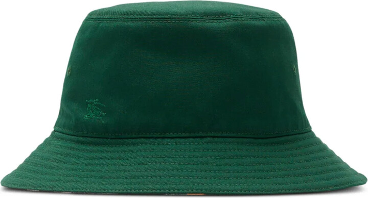 Burberry Check-Pattern Reversible Bucket Hat