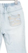 Thumbnail for your product : Christian Dior Girls' Patchwork Wide-Leg Jeans