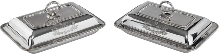 Captain Sir George Collier’s Presentation Silver Entree Dishes By Richard Cooke