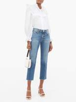 Thumbnail for your product : Frame Le High Straight-leg Jeans - Womens - Blue