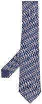 Thumbnail for your product : Hermes 2000s Pre-Owned Abstract-Patterned Silk Necktie