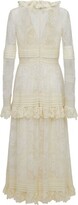 Thumbnail for your product : ZUHAIR MURAD Chantilly cotton lace midi dress