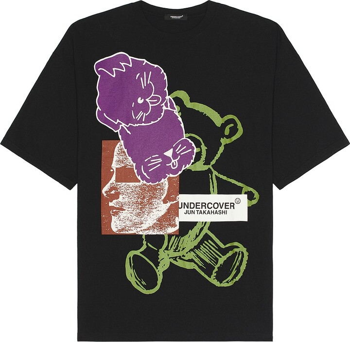 UnderCover TELEVISION MAQUEEMOON Tシャツ Undercover T-Shirt in Black