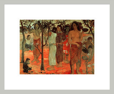 Red Barrel Studio Nave Nave Mahana (Delightful Days) by Paul Gauguin - Framed Giclee Print