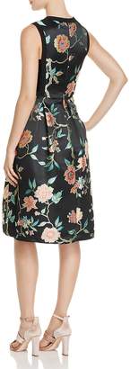 Nanette Lepore Lace-Detail Floral Jacquard Dress - 100% Exclusive