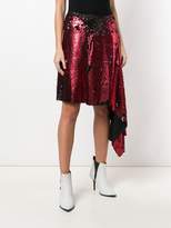 Thumbnail for your product : Marques Almeida asymmetric sequinned skirt