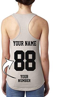 Tee Miracle Custom Jersey Tank Tops For Women - Design Your Own Racerback Jerseys - Personalized Team Tanktops