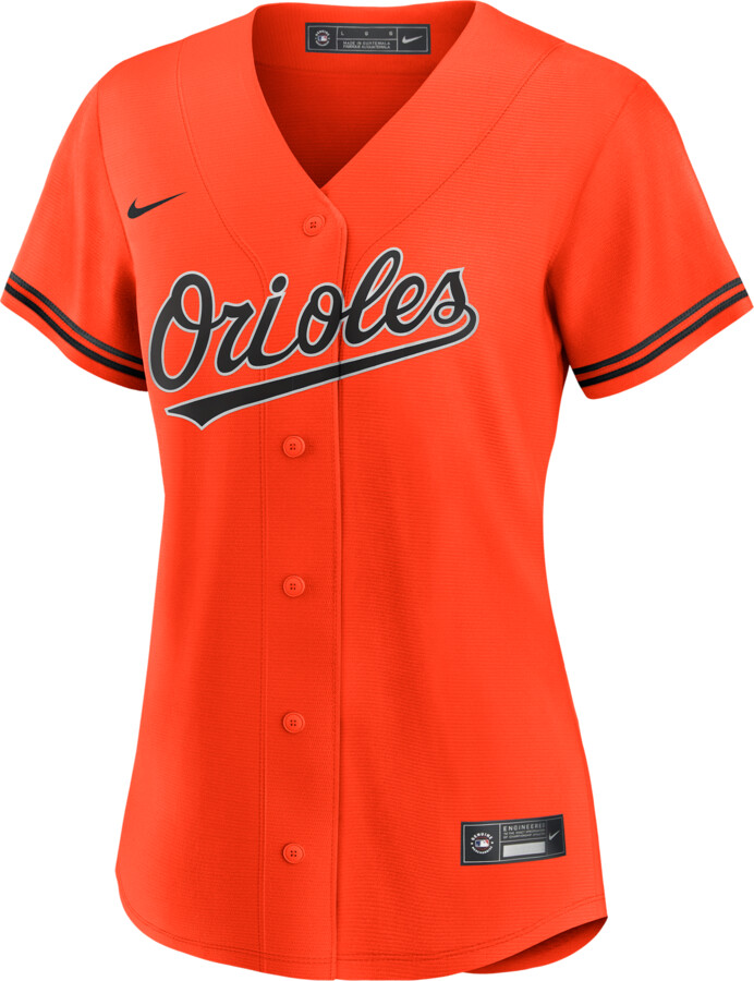 Nike Adley Rutschman Baltimore Orioles Women's MLB Replica Jersey in Orange | T773OLO4BO7-3Z0