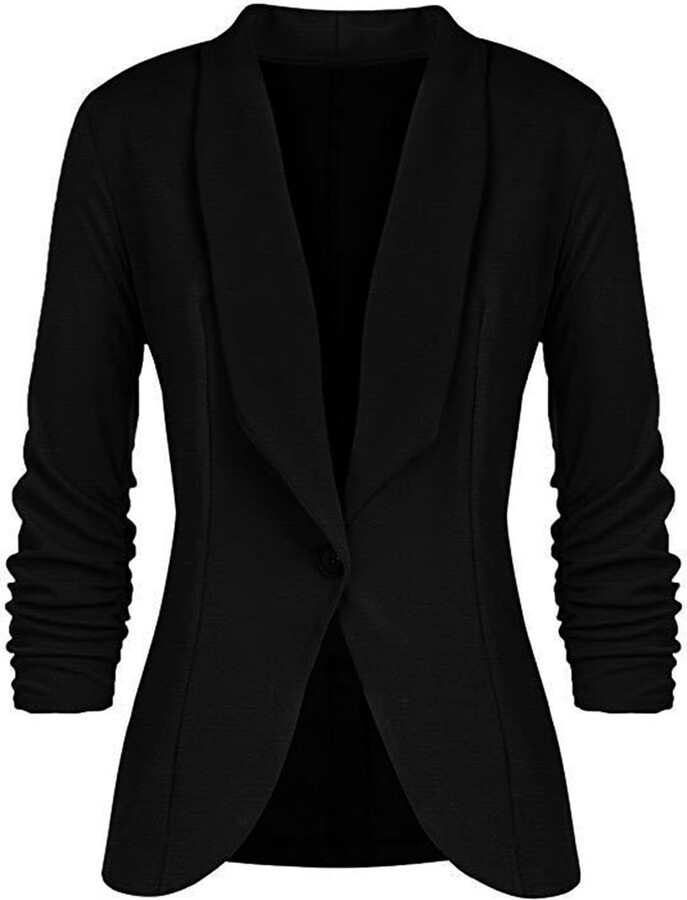 Casual Blazer Women's Slim Fit Black Blazer Shop Women's Slim