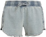 Thumbnail for your product : Generation Love Ruffled Cotton-Blend Sweat Shorts