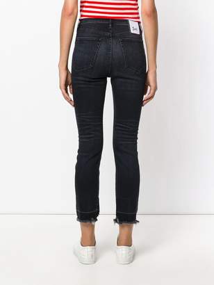 3x1 straight crop jeans