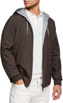 Thumbnail for your product : Ermenegildo Zegna Men's Puddy Reversible Wind-Resistant Jacket