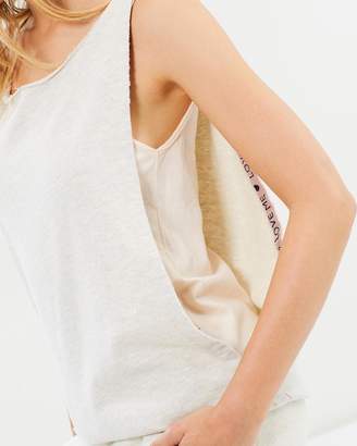 Maison Scotch 2-in-1 Tank With Sleeveless Jersey