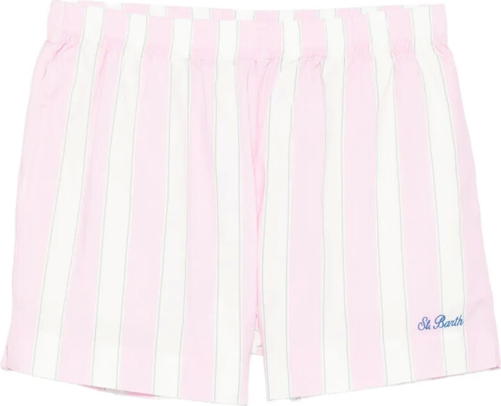 MC2 Saint Barth Striped-Pattern Shorts