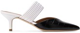 Thumbnail for your product : Malone Souliers Maisie crocodile-embossed mules