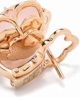 Thumbnail for your product : Pasquale Bruni 18kt rose gold Bon Ton rose quartz and diamond earrings