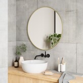 Thumbnail for your product : Umbra Hubba 24" Wall Mirror, Brass
