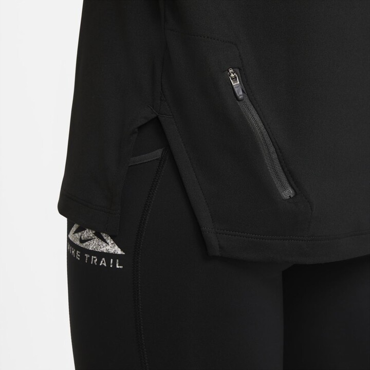 Womens Nike Trail Running Jacket Black/Volt, Jackets & Coats | Nielsen Animal