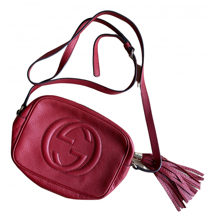 Gucci Soho Red Leather Clutch bags ShopStyle