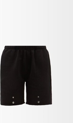LES TIEN Yacht Fleece-back Jersey Shorts