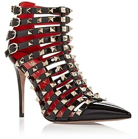 studded strappy heels