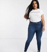 Thumbnail for your product : Calvin Klein Jeans Inclusive high rise skinny jean with stretch