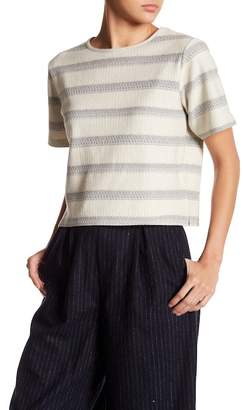 NATIVE YOUTH Textured Stripe Tee