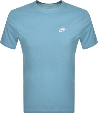 nike repeat blue t shirt
