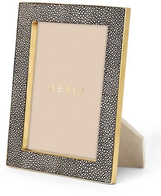 AERIN Classic Embossed Shagreen Picture Frame
