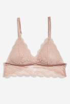 Thumbnail for your product : Topshop Lace Padded Triangle Bra