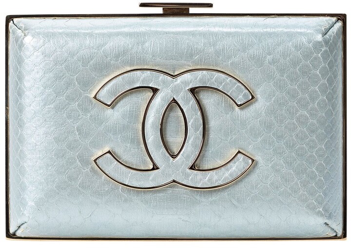 Chanel Silver Ice Cube Single Flap Bag